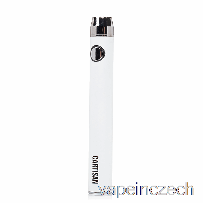 Cartisan Button Vv 900 Dual Charge 510 Battery [usb-c] White Vape Bez Nikotinu